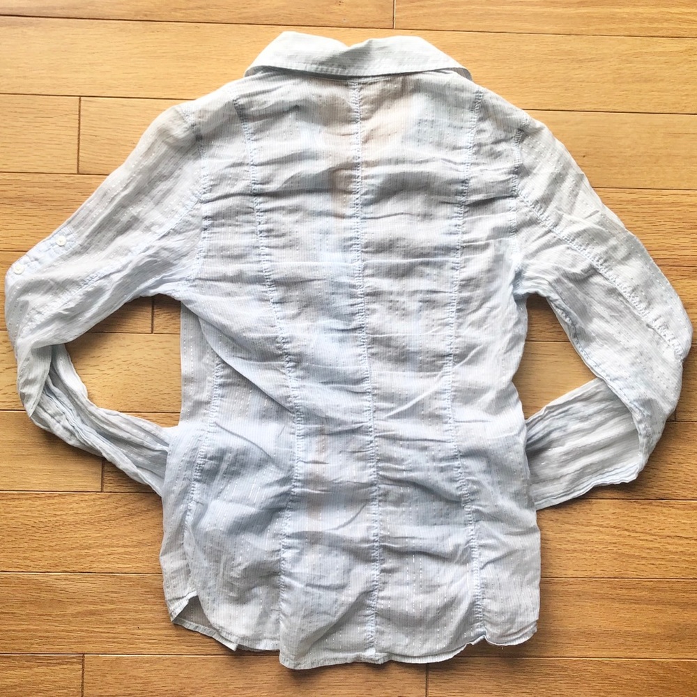 Express Metallic Button Down - image 2